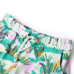 Kleding & Accessoires*vidaXL Kindershorts met trekkoord 92 lichtmintkleurig