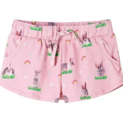 Kleding & Accessoires*vidaXL Kindershorts met trekkoord 128 lichtroze