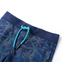 Kleding & Accessoires*vidaXL Kindershorts met trekkoord 104 marineblauw