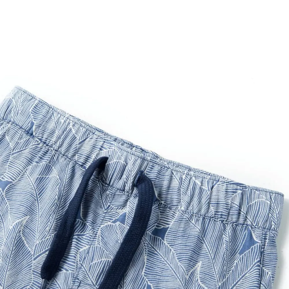 Kleding & Accessoires*vidaXL Kindershorts met trekkoord 104 donkerblauw