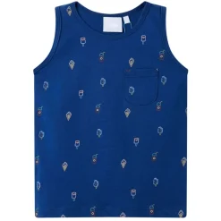 Kleding & Accessoires*vidaXL Kindertopje 128 donkerblauw