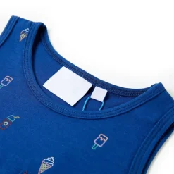 Kleding & Accessoires*vidaXL Kindertopje 128 donkerblauw