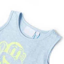 Kindertopje 104 gemêleerd zachtblauw><noscript><img width=