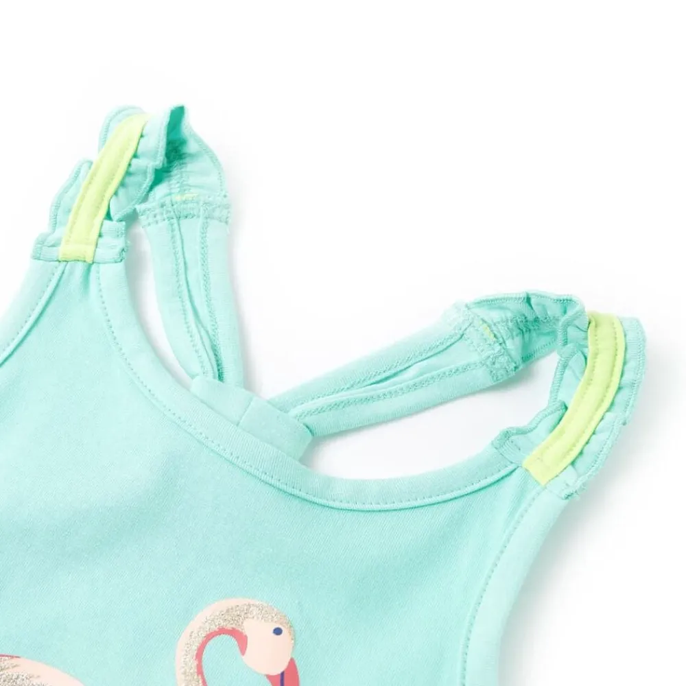 Kleding & Accessoires*vidaXL Kindertopje 116 lichtmintkleurig Mintgroen