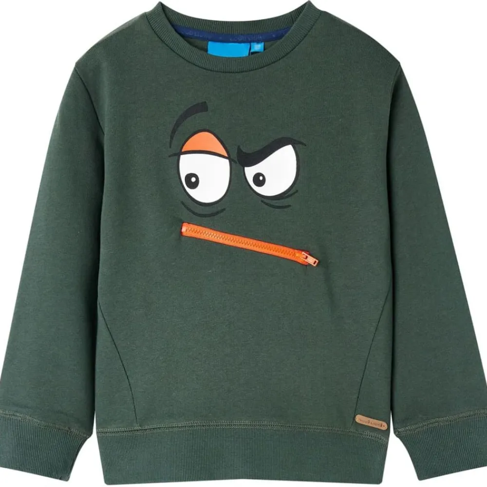 Kleding & Accessoires*vidaXL Kindertrui 92 donkergroen