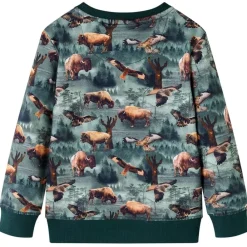 Kleding & Accessoires*vidaXL Kindertrui 92 donkergroen