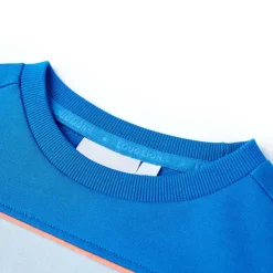 Kindertrui 104 felblauw en lichtblauw><noscript><img width=