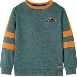 Kleding & Accessoires*vidaXL Kindertrui 92 gemêleerd donker Groen