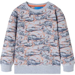 Kleding & Accessoires*vidaXL Kindertrui 92 gemêleerd grijs