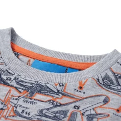 Kleding & Accessoires*vidaXL Kindertrui 92 gemêleerd grijs