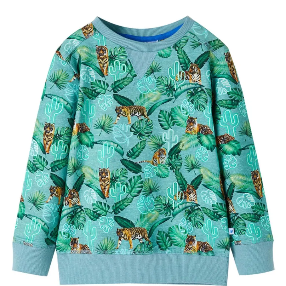 Kleding & Accessoires*vidaXL Kindertrui 92 gemêleerd lichtgroen