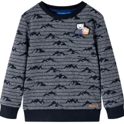Kleding & Accessoires*vidaXL Kindertrui 92 gemêleerd marineblauw