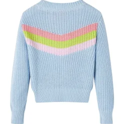 Kindertrui gebreid 92 blauw>vidaXL Discount