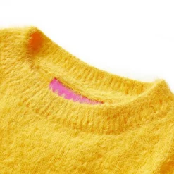 Kleding & Accessoires*vidaXL Kindertrui gebreid 104 donker Oker