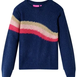 Kleding & Accessoires*vidaXL Kindertrui gebreid 104 marineblauw