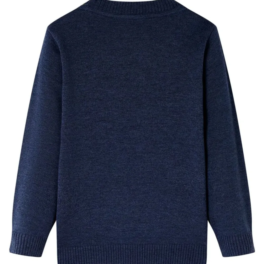 Kindertrui gebreid 92 marineblauw>vidaXL Hot