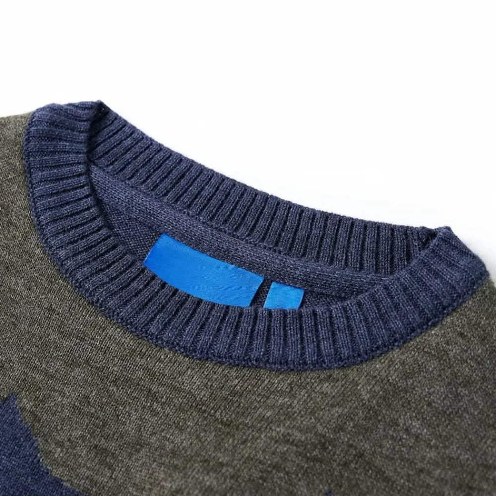 Kindertrui gebreid 92 marineblauw>vidaXL Hot