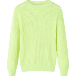 Kleding & Accessoires*vidaXL Kindertrui gebreid 116 neon Geel
