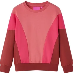 Kindertrui kleurenblok 92 roze en hennakleurig>vidaXL Hot
