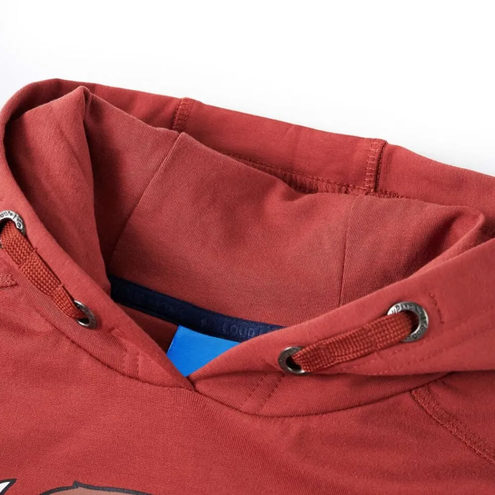 Kindertrui met capuchon 104 roodbruin>vidaXL Best