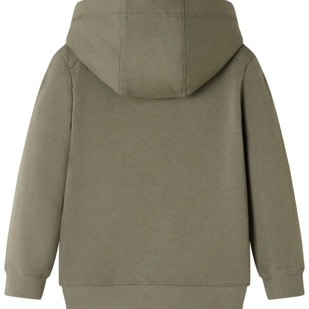 Kleding & Accessoires*vidaXL Kindertrui met capuchon 104 kakikleurig