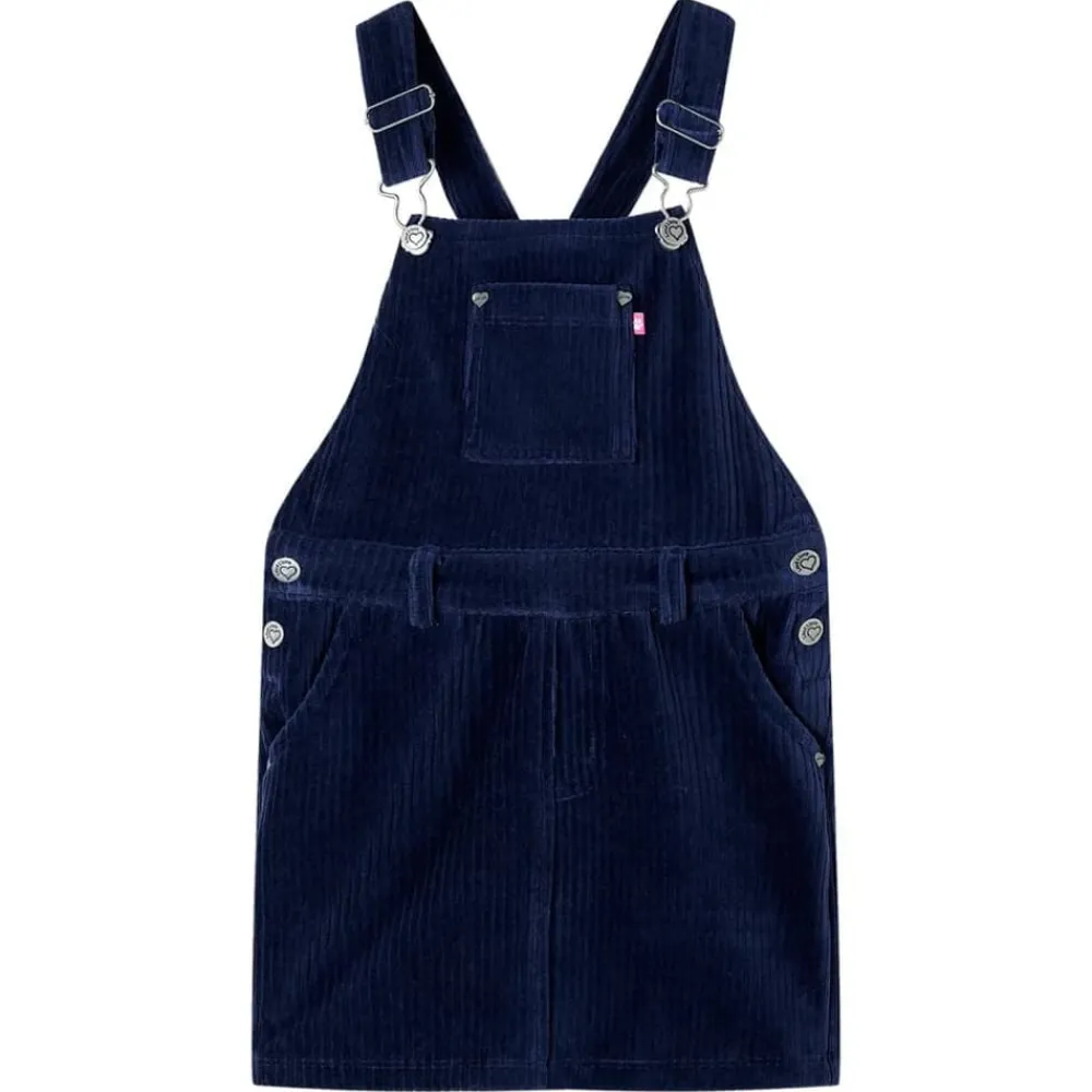 Kleding & Accessoires*vidaXL Kindertuinjurk 92 ribfluweel Marineblauw