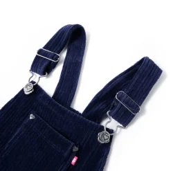 Kleding & Accessoires*vidaXL Kindertuinjurk 92 ribfluweel Marineblauw
