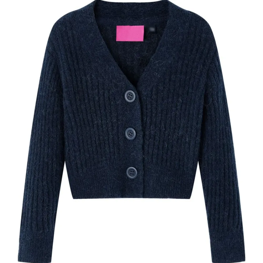 Kleding & Accessoires*vidaXL Kindervest gebreid 104 Marineblauw