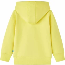 Kleding & Accessoires*vidaXL Kindervest met capuchon en rits 92 lichtgeel