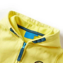 Kleding & Accessoires*vidaXL Kindervest met capuchon en rits 92 lichtgeel