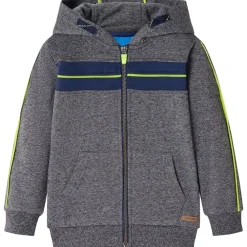 Kleding & Accessoires*vidaXL Kindervest met capuchon en rits 92 gemêleerd grijs