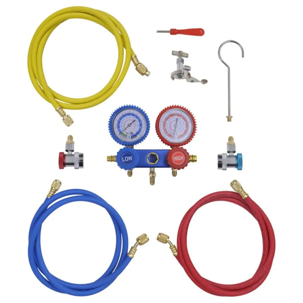 Manometer 2-richtingen set in opbergkoffer>vidaXL Sale