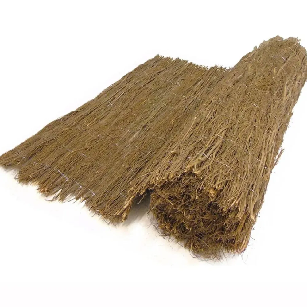 Tuinafscheidingen*vidaXL Nature Tuinscherm 1,5x3 m 3 cm dik heide