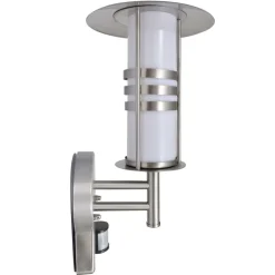 Pagode vormige RVS wandlamp met bewegingssensor><noscript><img width=