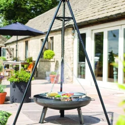 Keuken & Eetkamer*vidaXL RedFire Driepootbarbecue zwart 172 cm BBQ TRIPOD
