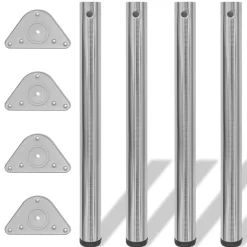 Tafelpoten in hoogte verstelbaar 710 mm 4 st>vidaXL Best