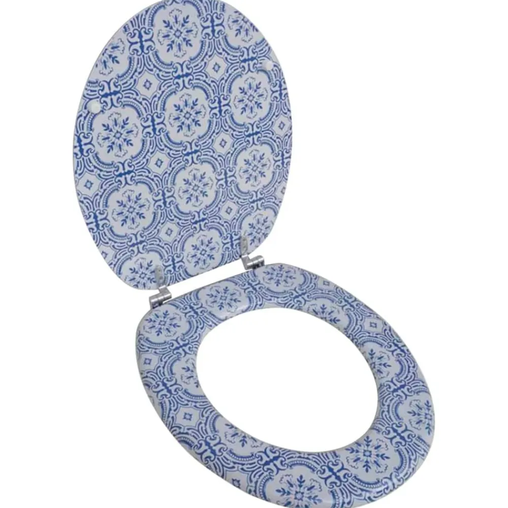 Toiletbril van MDF met porselein dessin>vidaXL Discount
