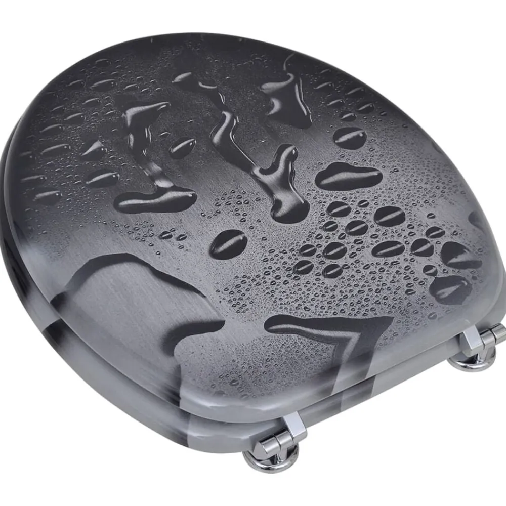 Toiletbril van MDF met waterdruppel dessin>vidaXL Hot