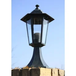 Verlichting*vidaXL Tuinlantaarn Preston 41 cm groen
