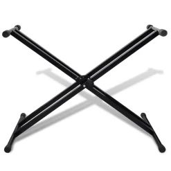 Verstelbare keyboardstandaard dubbel X-frame>vidaXL New