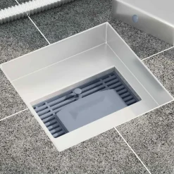 Sanitair & Loodgietersbenodigdheden*vidaXL 2 in 1 Doucheafvoer Zilver 15 x 15 cm Roestvrij staal 304