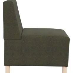 Banken*vidaXL | Sofa Stoel | met kussen Groen 55 x 74 x 82 cm Faux suede leer Leger groenLegergroen
