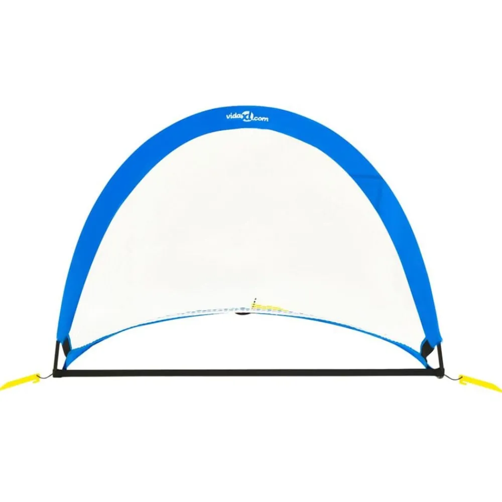 2 st Kindervoetbaldoelen met opbergtas 119x82x84,5 cm>vidaXL Clearance