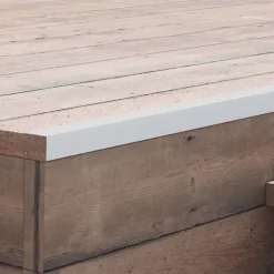 Bouwmaterialen*vidaXL 5 st Terras hoekplinten 170 cm aluminium kleurig Zilver