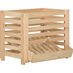 Huishoudelijke Benodigdheden*vidaXL Aardappelkist 60x40x50 cm massief grenenhout