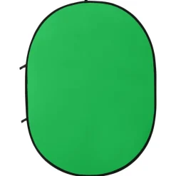 Achtergrondscherm studio 2-in-1 ovaal 200x150 cm groen en blauw><noscript><img width=