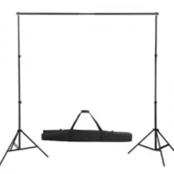 Camera & Optiek*vidaXL Achtergrondsysteem 300x300 cm Groen