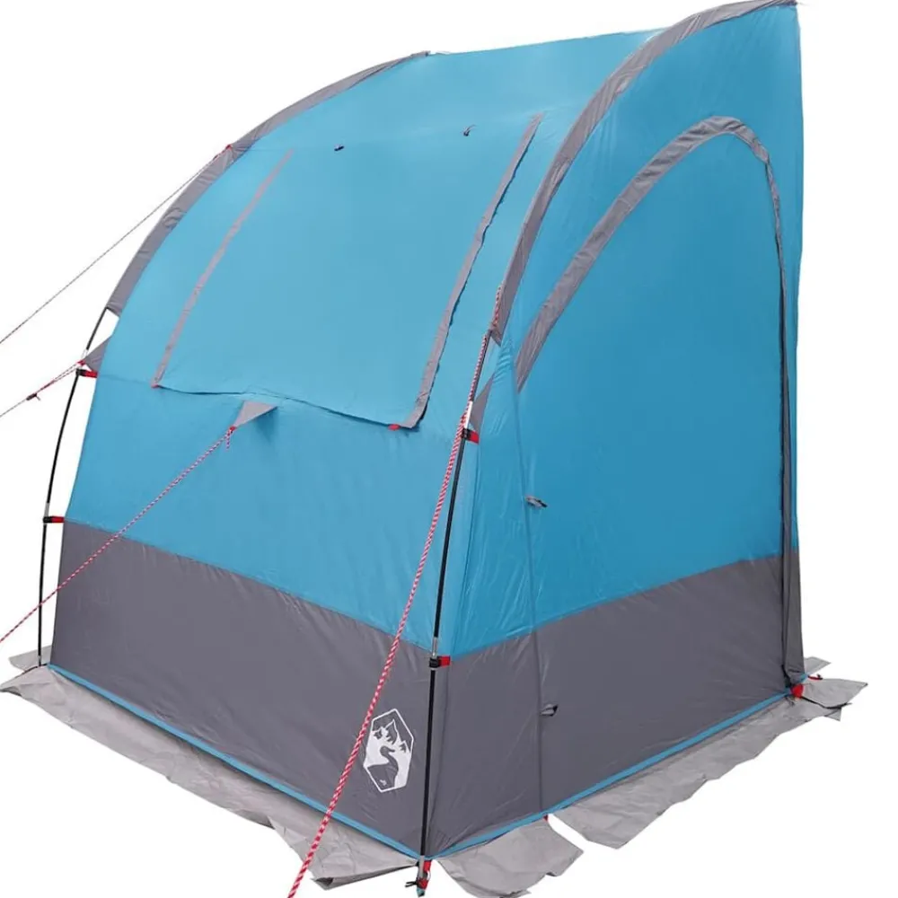 Buitensport*vidaXL Achterkleptent met dak Blauw 194 x 180 x 210 cm taft