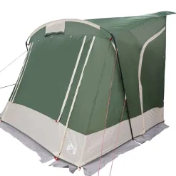 Buitensport*vidaXL Achterkleptent met dak 285 x 255 x 245 cm taft Groen