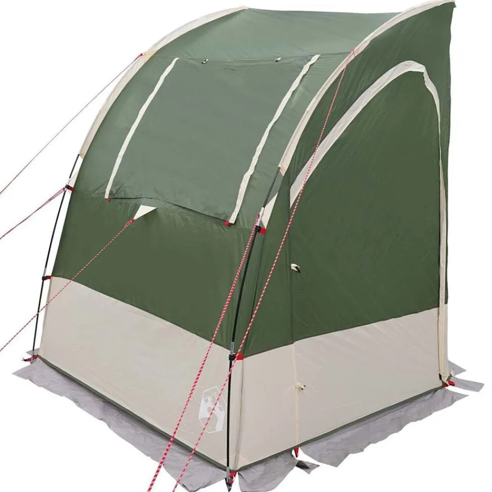 Buitensport*vidaXL Achterkleptent met dak 194 x 180 x 210 cm taft Groen